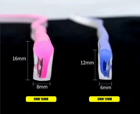 Bunter flexibler Streifen des Silikon-LED, wasserdichte LED-Neonröhre für Anschlagtafel