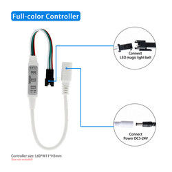 Pixel-Prüfer-Mini For Wss 2811 Sp002e LED voller magischer Farbstreifen
