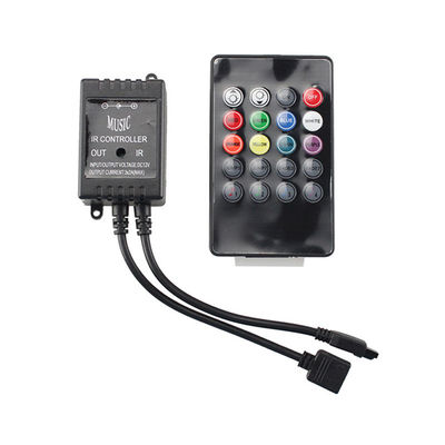 Musik LED RGB Controller 3CH 20 Schlüssel IR Fernbedienung für Heimdekoration