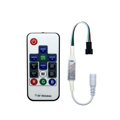WS2811 Streifen-Prüfer DC 5V 12V 24V des Pixel-LED mit 14 Schlüssel Rf-Direktübertragung