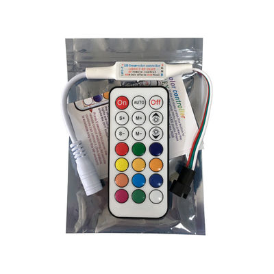 21 Schlüssel Mini-Rffernkontrolleur, magischer Farbkontrolleur For LED 2811 2812 Pixel-Streifen
