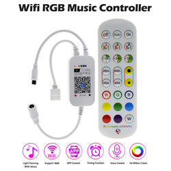 24 Streifen-intelligenter Kontrolleur IR Remote Wifi Control der Schlüssel-LED für RGB-Streifen-Licht