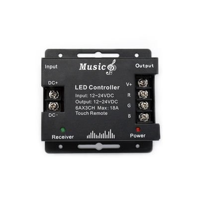 Drahtloser Fern-LED Kontrolleur Rfs, Musik-Kontrolleur 18A RGB LED für hellen Streifen 5050