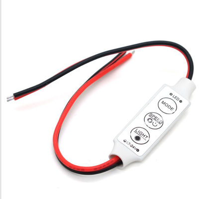 3 Schlüssel-LED Mini Controller 5V 12V 24V für 5050 3528 einzelnes Streifen-Licht der Farbeled
