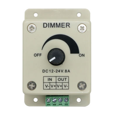 Prüfer-Dimmer Switch Adjustable-Helligkeits-einzelne Farbe DCs 12V 8A LED