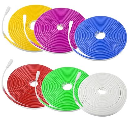 STREIFEN-Licht SMD2835 LED imprägniern Neonflexibles PVC RGB mit 12V 110V 220V