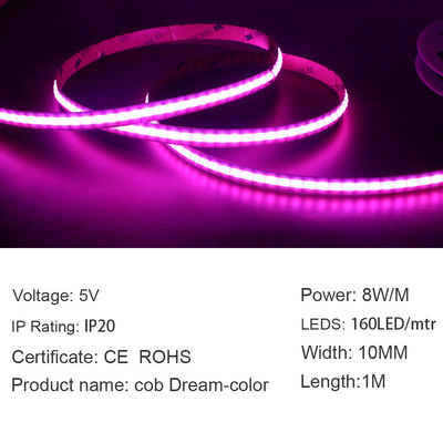 Streifen-Licht-flexibles Weiche 160LEDs/M For Home Decoration PFEILER IP20 Mehrfarben-LED