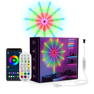 Licht-Streifen-Feuerwerks-Traumfarbe des DIY APP-Musik-Fernpixel-LED für Weihnachten