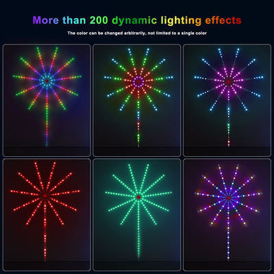 Licht-Streifen-Feuerwerks-Traumfarbe des DIY APP-Musik-Fernpixel-LED für Weihnachten