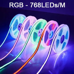 Vollfarbige RGBW LED COB Streifenlicht 24V 720LEDs/M zur Dekoration
