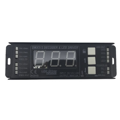 Decoder RGB 3 Kanal-LED DMX, Prüfer 12V DMX512 LED für LED-Streifen-Licht