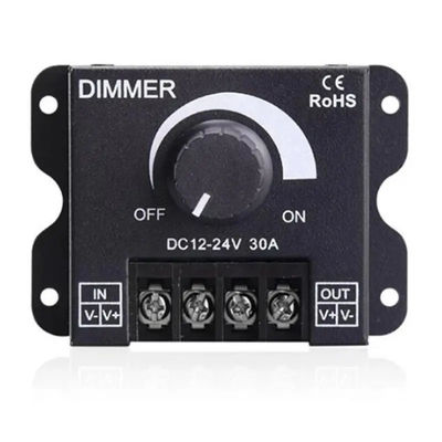 DC12-24V Knob LED Controller Dimmer mit maximaler Leistung 300W Helligkeitsschalter