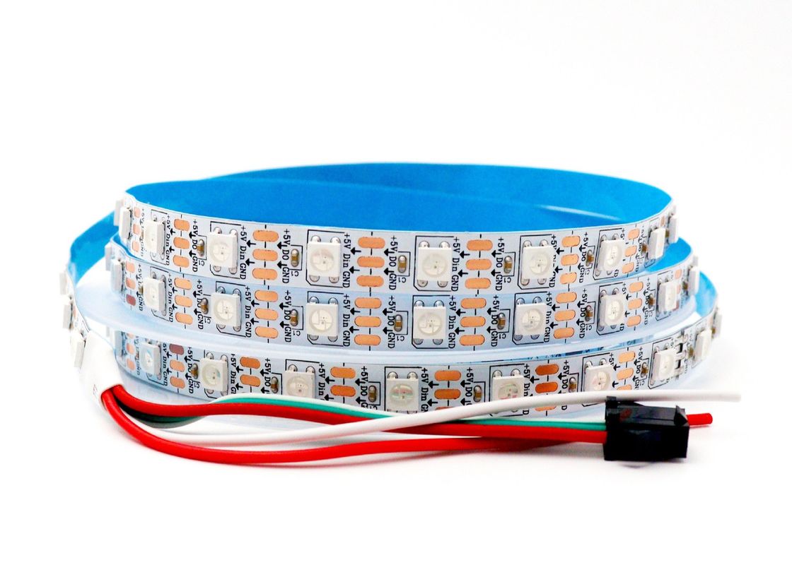 WS2812 IC LED farbenreiches programmierbares des Pixel-Streifen-Licht-DC5V RGB