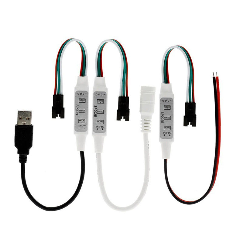 Pixel-Prüfer-Mini 3 SP002E LED Schlüssel kontrollierbar für magischen Farbstreifen WS2811