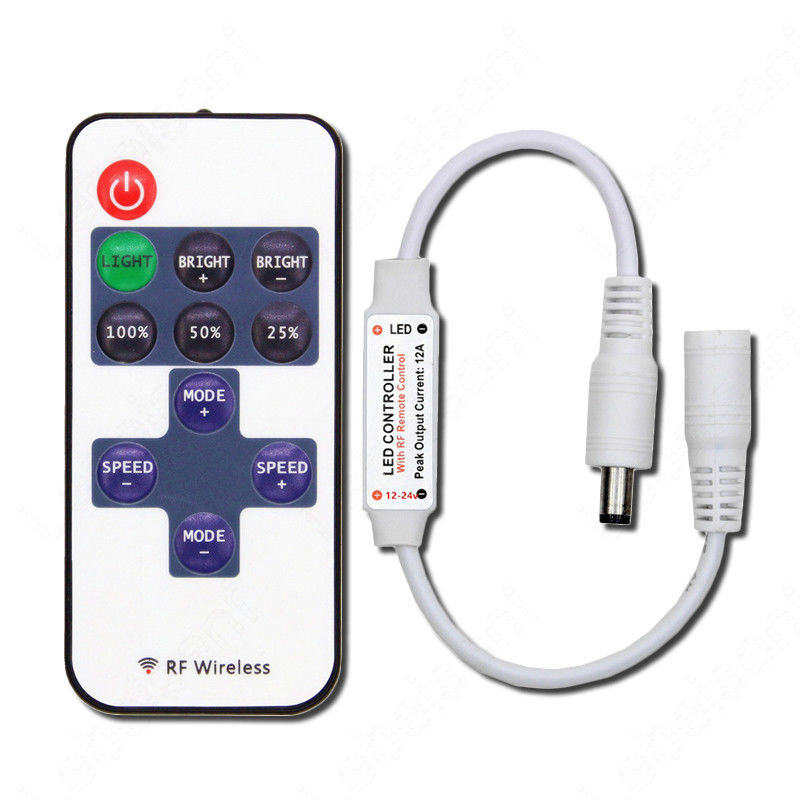 Schlüssel-einzelner Kontrolleur Mini Wireless With Plastic Material DCs Rf-11 Farbeled