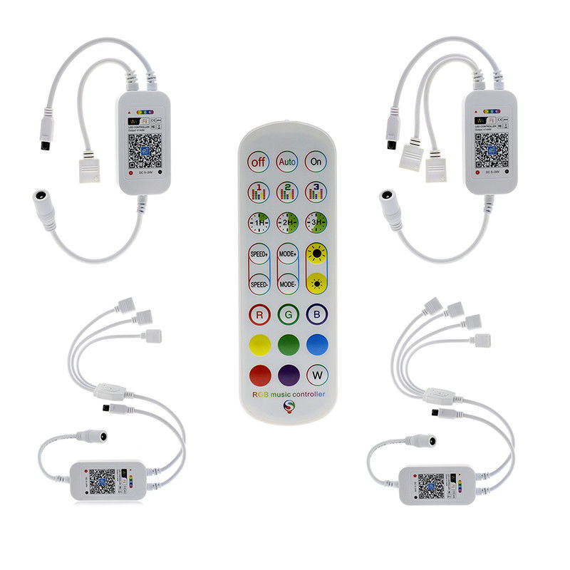 24 Streifen-intelligenter Kontrolleur IR Remote Wifi Control der Schlüssel-LED für RGB-Streifen-Licht