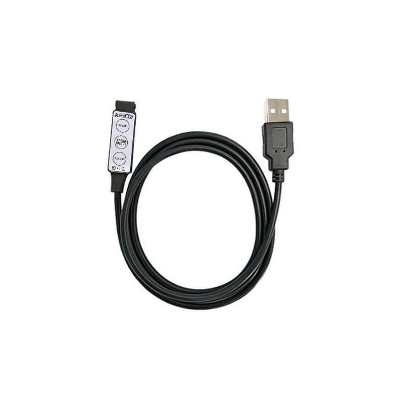 Angetriebener LED Mini Controller 3 Schlüssel USBs 5V für Farbstreifen-Licht LED RGB