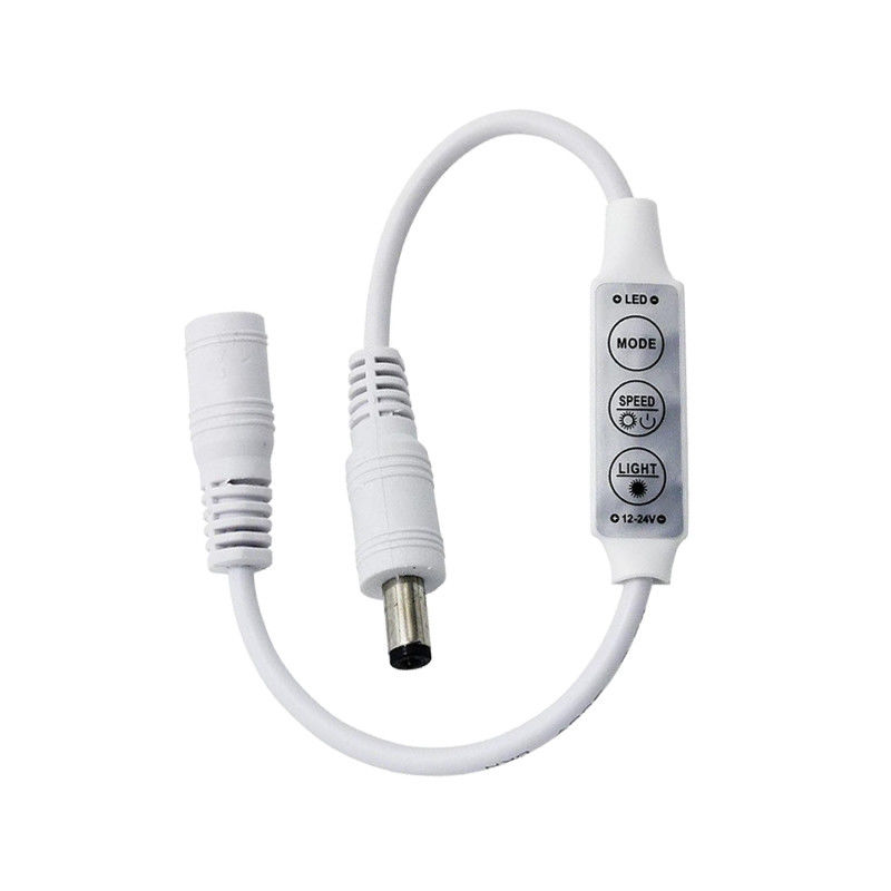 Monochromer, einfarbiger LED-Streifen-Controller, Dimmer, 3 Tasten, manueller Typ