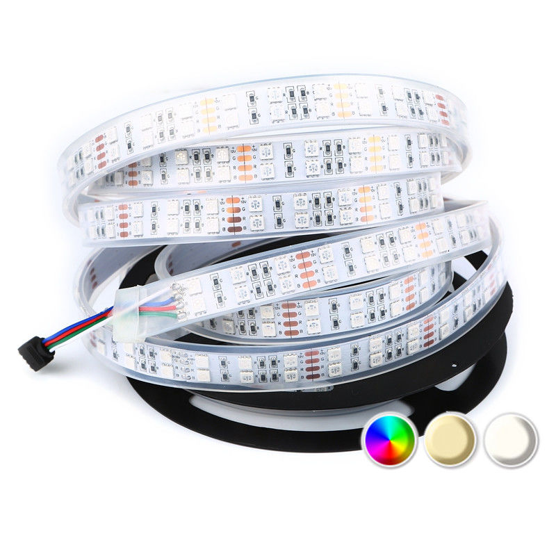 Flexibles LED RGB Streifen-Licht SMD 5050 120LEDs/M For Landscape Lighting der doppelten Reihen-