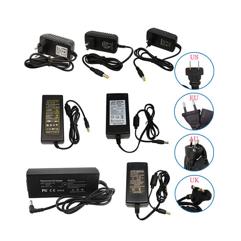 Wechselstrom 100-240V zum Anschlussstecker-Desktop DCs 12V schreiben 5.5*2.5m Stromversorgung 1A 2A 3A 5A 6A 7A 10A
