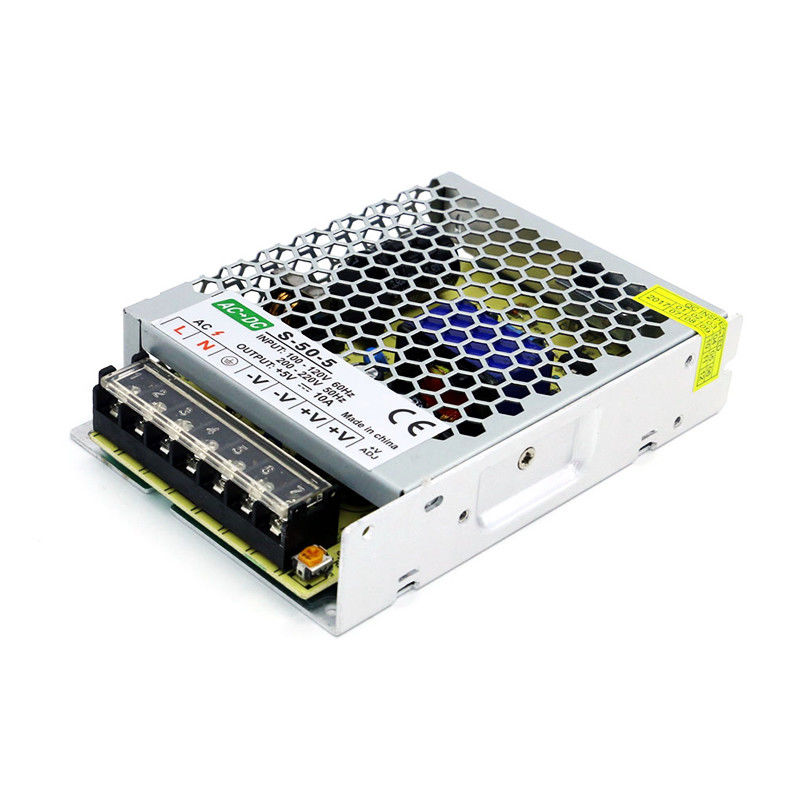 Wechselstrom 110V 220V DCs 5V 10A 50W zum regulierten Universalfahrer des Schaltnetzteil-Transformator-Adapter-LED