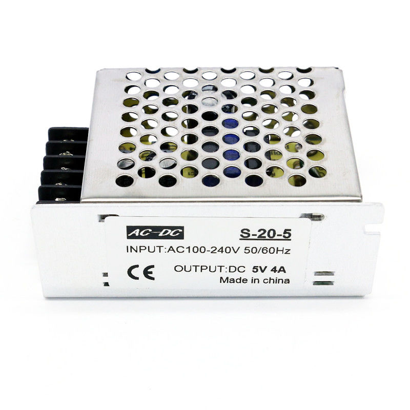 20W 5V DC-Schaltnetzteil-Aluminiumfall 100-240V Wechselstrom zum Streifen-Licht-Fahrer DCs 5V 4A LED