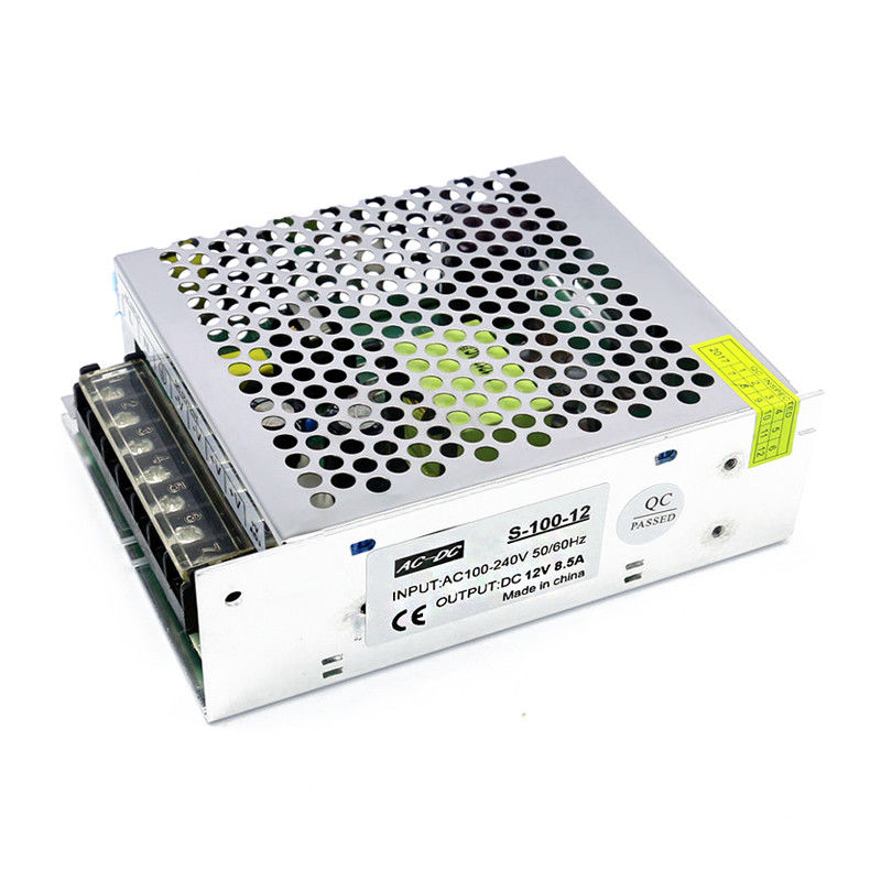 Regulierter LED-Fahrer-Switch Power Supply Wechselstrom 100V 240V zu DC 12V 8.5A 100W