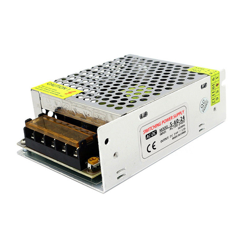 Kundengebundener regulierter Schaltnetzteil Wechselstrom 100V 240V zu DC 24V 2.5A 60W
