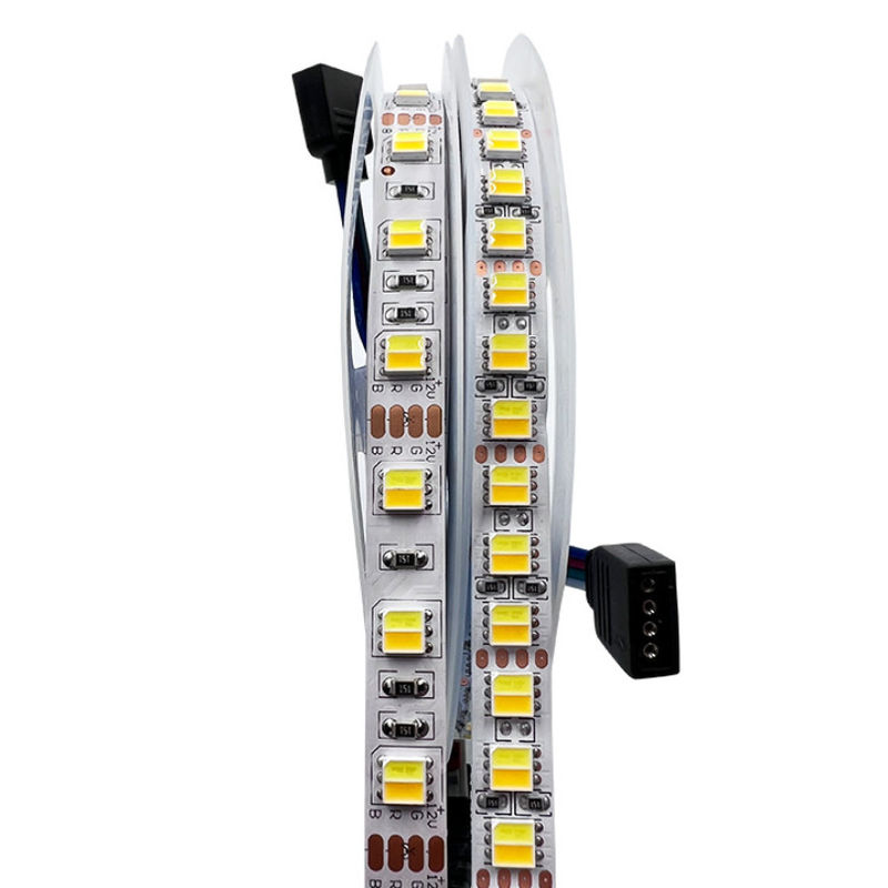 12 V 60 LED 5025 LED-Streifen mit einstellbarer Farbtemperatur, warmweiß, 2700 K – 6500 K