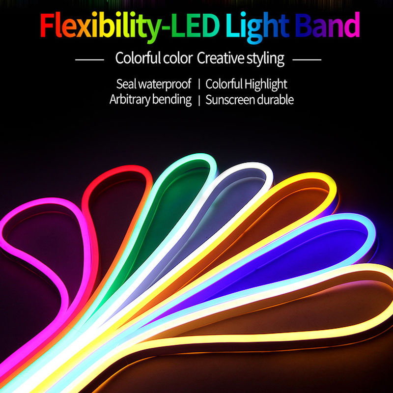 DC 12v 600leds 6*12mm Streifen-Licht-wasserdichter flexibler geführter heller Neonstreifen PVCs geführter