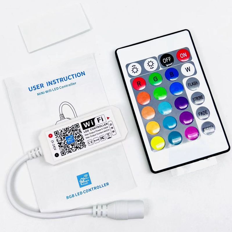 Rf 24 Schlüssel Wifi 3 Kanäle RGB LED Controller 16 Millionen Farben Buletooth für Streifenlicht