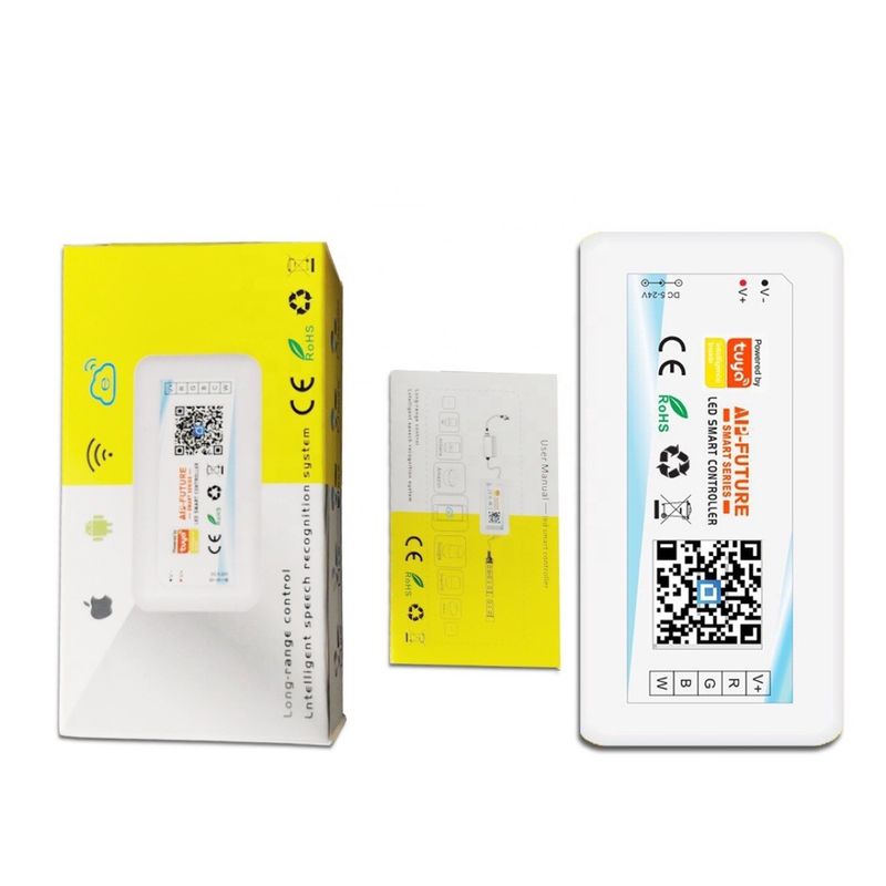 LED TUYA APP Fernbedienung RGB-Lichtstreifencontroller Monochrom Dimmer 2.4G Graffiti Intelligent