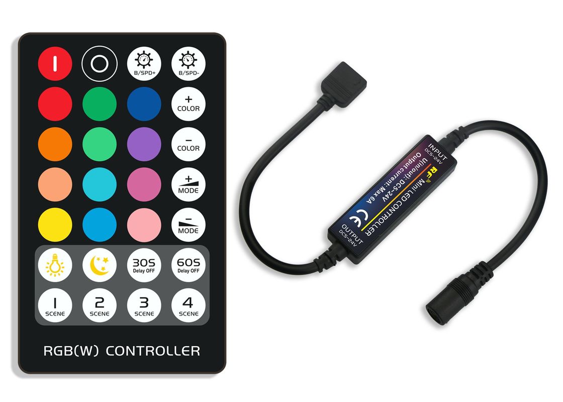 Kleine LED-Mini-Controller mit drahtloser Fernbedienung RGB-Lichtstreifen-Farbänder