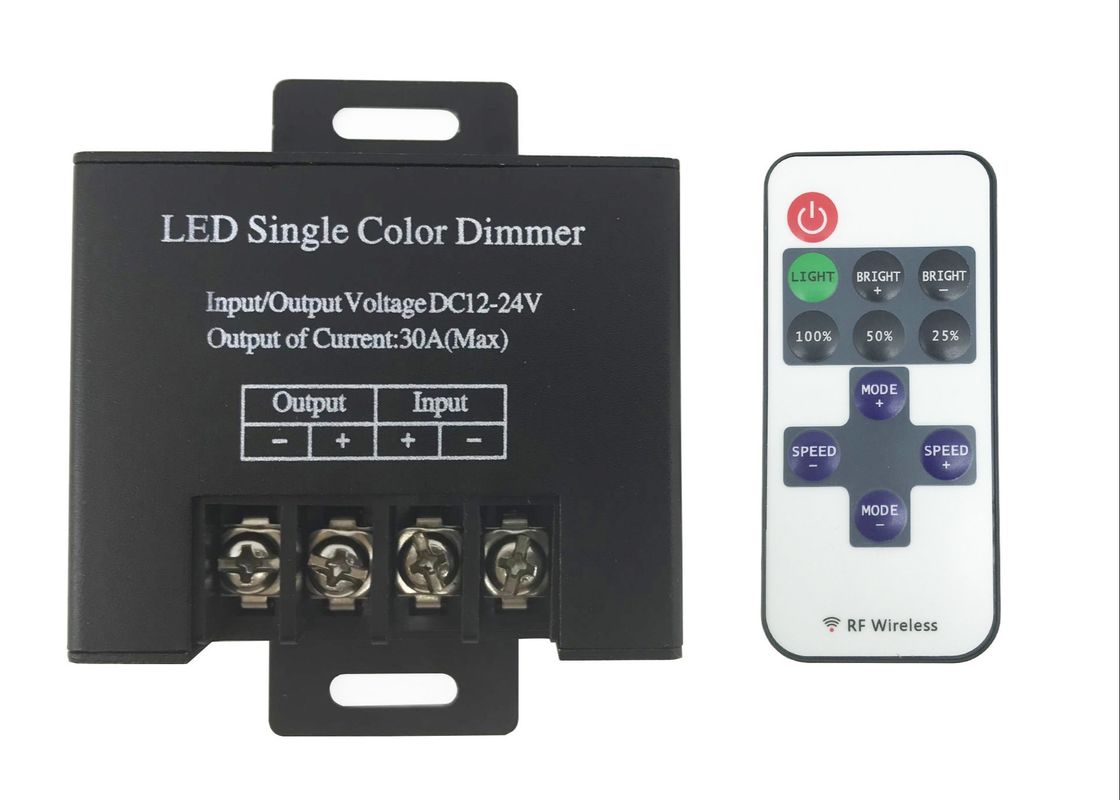 Funk-Funk-Fernbedienung DC12-24V Knob LED-Controller Dimmer mit Maximalleistung 300W Helligkeitsschalter
